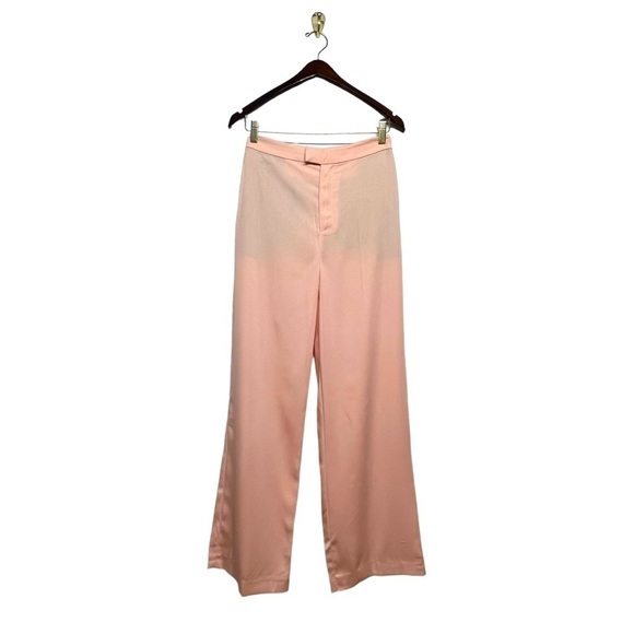 L’ACADEMIE Straight Leg Cutout Pant Soft Pink - Picture 1 of 8